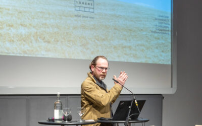 Aufnahme von Rainer K. Schmidt bei der LORENZ-Präsentation beim Ideenwettbewerb BDAcalls in Berlin