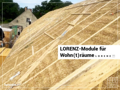 Neue Eigenheime mit LORENZ-DD-Modulen gebaut